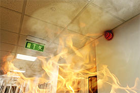 Fire In Corridor