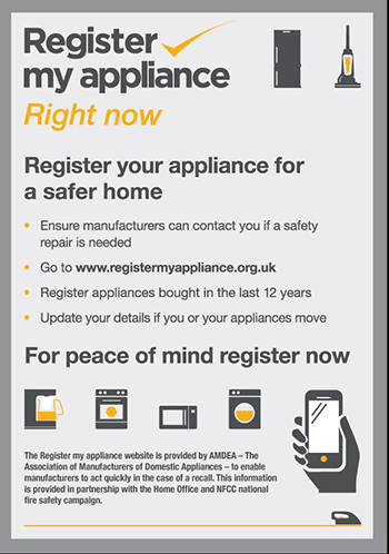 Link to Register My Appliance
